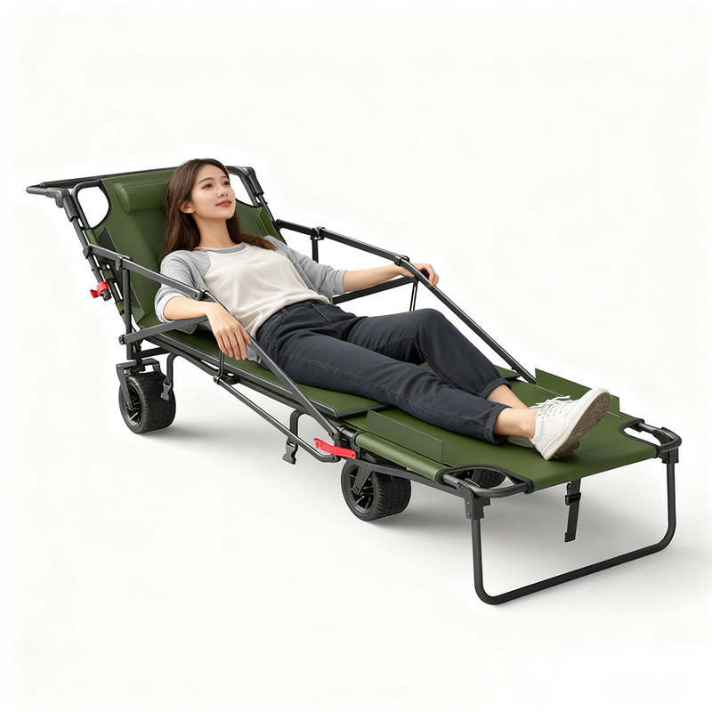 Foldable Camping Wagon with Ta - đánh giá và giá Sports Equipment Trolley