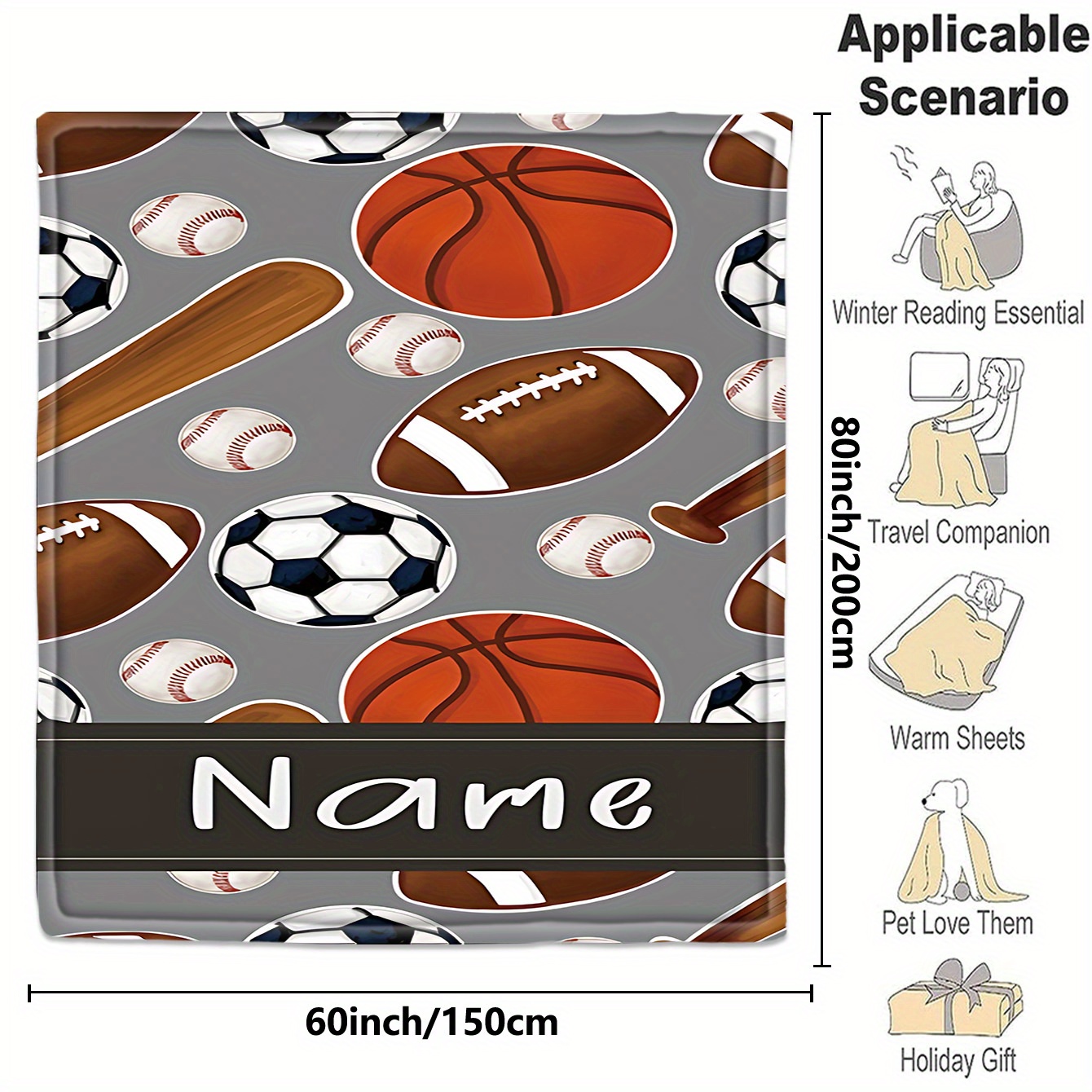 1 Custom name blanket sports e - đánh giá và giá Name Sports Equipment