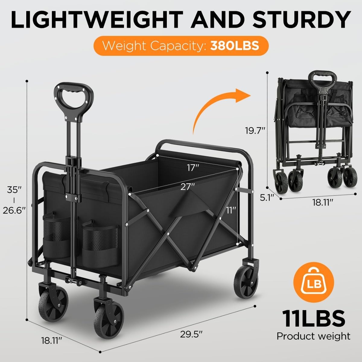 380LBS All Terrain Heavy Duty  - đánh giá và giá Sports Equipment Trolley